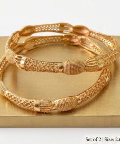 Elegant Gold Bangles Set