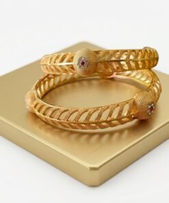 Elegant Gold Bangles Set