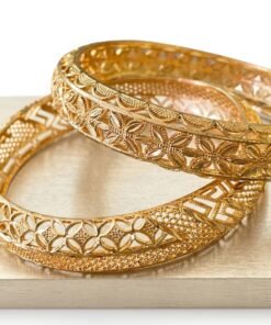 Elegant Gold Bangles Set